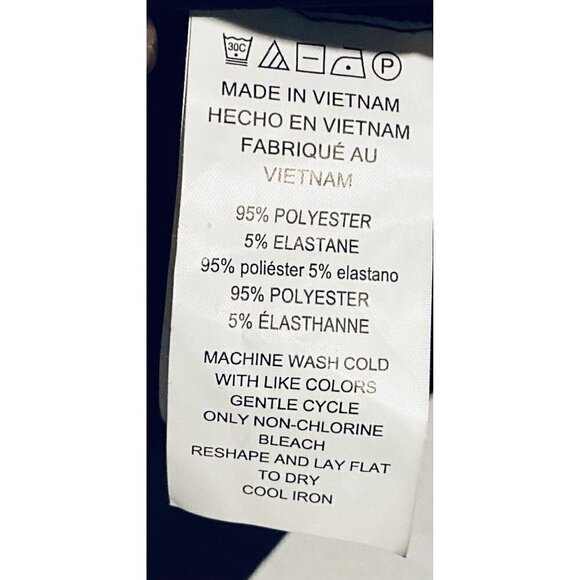 Michael Kors Dress Womens 1X Black Flutter Ruffle Sleeve Tie Neck Stretch Jersey - Picture 5 of 5